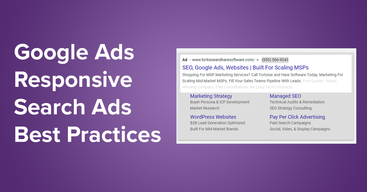 Responsive search ads: 5 Best practices for Google ads PPC search campaigns