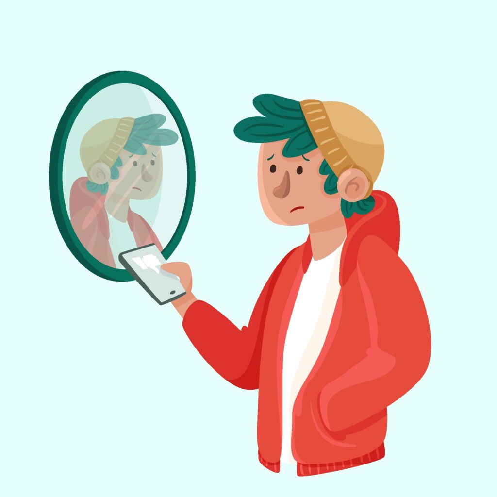Self discovery through reflection
